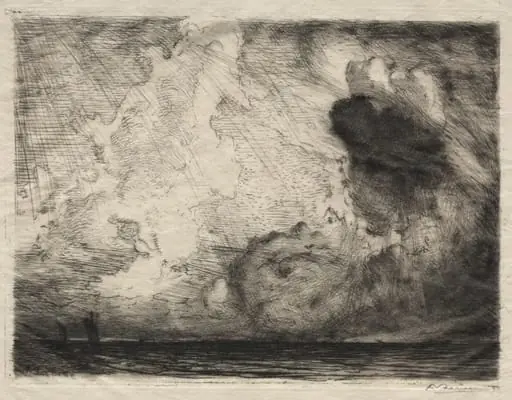 Seascape, by Auguste Lepère
