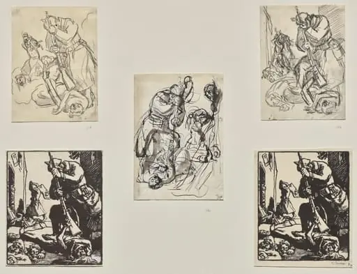 Soldat allemand, by Auguste Lepère