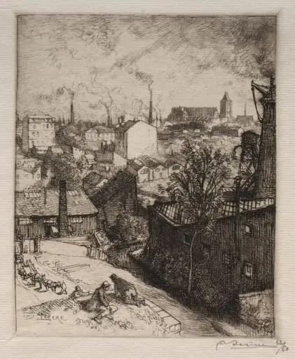 Souvenir de St. Denis, by Auguste Lepère
