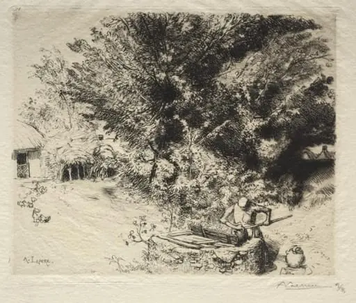 The Pit, by Auguste Lepère