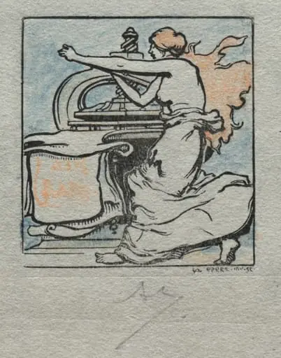 The Printer, by Auguste Lepère