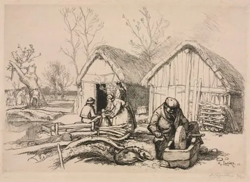 The Woodcutter’s House (Vendée), by Auguste Lepère
