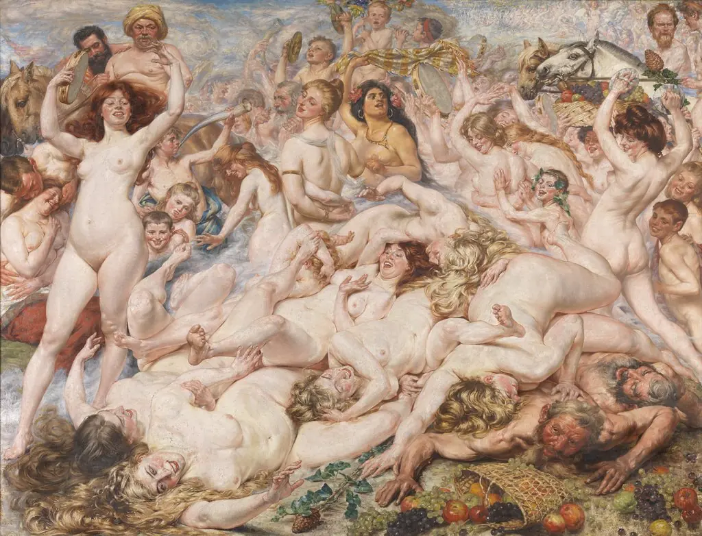 Return from the Vintage, by Auguste Levêque