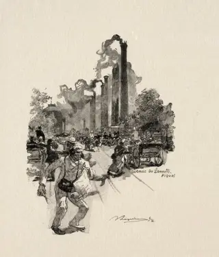 Avenue Lamotte-Piquet, by Auguste Louis Lepère, 1889