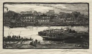 Cafès - Chantants, by Auguste Louis Lepère, 1886
