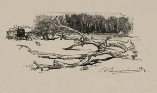 Carrefour de l'Epine, by Auguste Louis Lepère