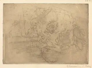 Departure for Greenwich (Depart pour Greenwich), by Auguste Louis Lepère, 1891