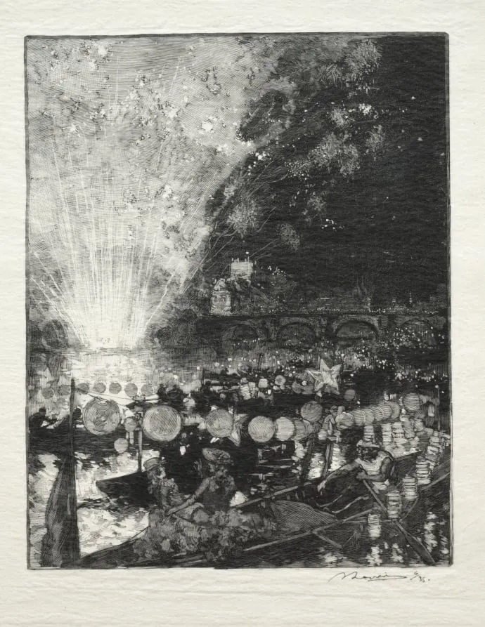 Fête Venitienne, by Auguste Louis Lepère, 1889