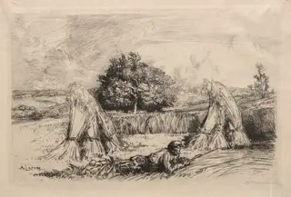 Javelles de Seigle, Crèvecoeur, by Auguste Louis Lepère