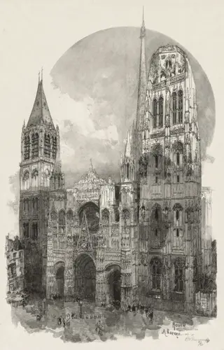 La Cathedrale de Rouen, by Auguste Louis Lepère