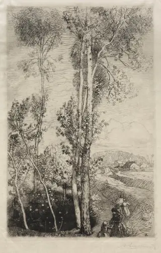 La Petite Mare, by Auguste Louis Lepère