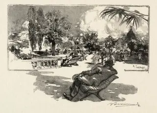 La Terrasse des Arts Libéraux, by Auguste Louis Lepère