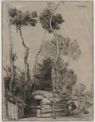 Landscape with Cottages