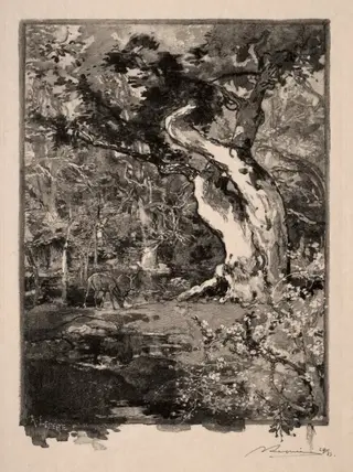 Le Clovis, Plateau de Bellecroix, by Auguste Louis Lepère