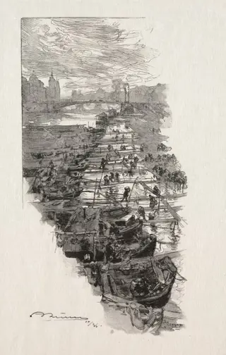 Le Marché aux Pommes, by Auguste Louis Lepère