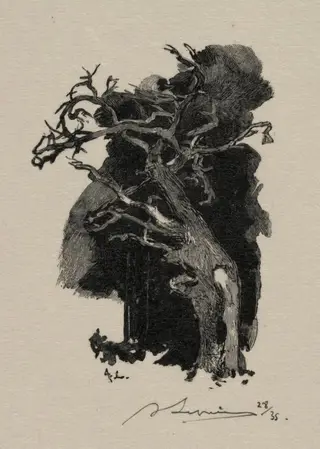 Le Rageur, by Auguste Louis Lepère