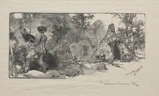 Les Charbonniere, by Auguste Louis Lepère