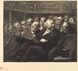 Les Fauteuils d'orchestre, by Auguste Louis Lepère