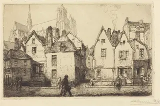 Old Houses at Amiens (Vieilles maisons a Amiens)