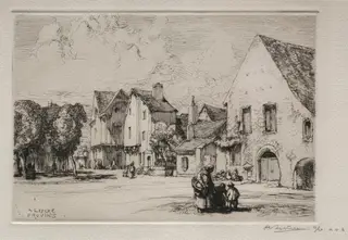 Provins, by Auguste Louis Lepère