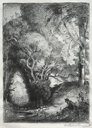 The Ravine in June, by Auguste Louis Lepère