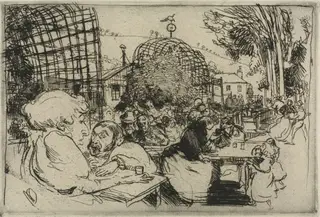 The Two Hunchbacks, by Auguste Louis Lepère