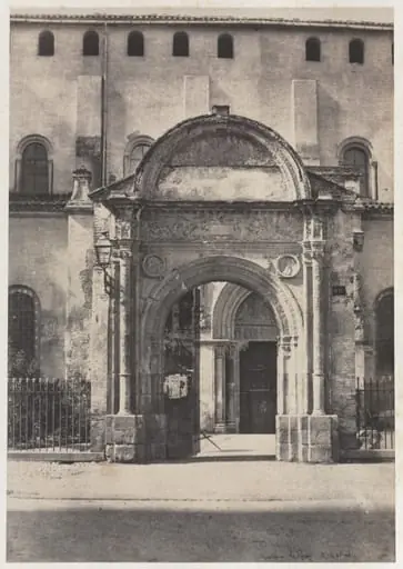 Porte Bachelier, Eglise Saint-Sernin, Toulouse (Haute-Garonne), by Auguste Mestral