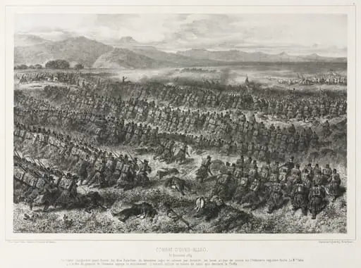 Combat of Oued-alleg, 31 December 1839, by Auguste Raffet
