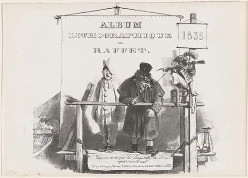 Cover for the Album Lithographique of 1835, by Auguste Raffet