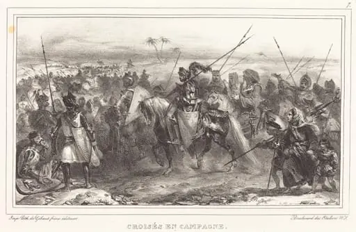 Croisés en Campagne, by Auguste Raffet
