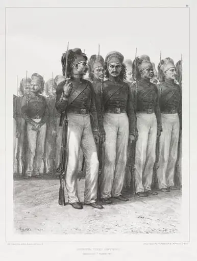 Infanterie Turque, Chasseurs, by Auguste Raffet