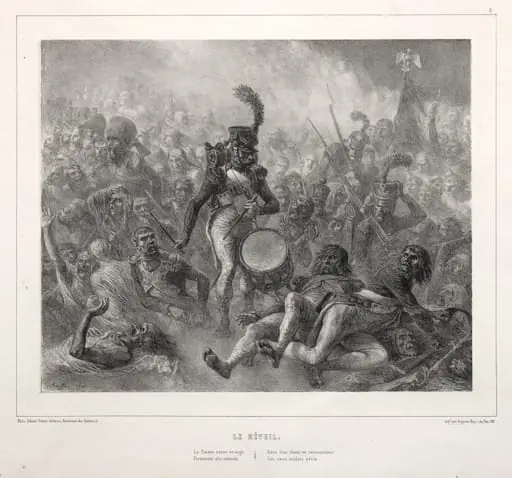 L'Album de 1832: Reveil, by Auguste Raffet