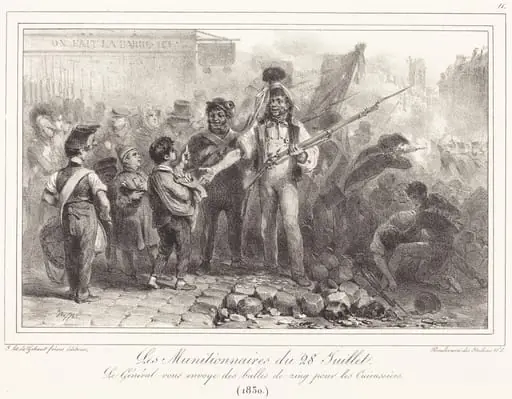 Les Munitionaires du 28 Juillet, by Auguste Raffet