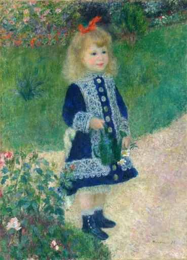 A Girl with a Watering Can, by Auguste Renoir