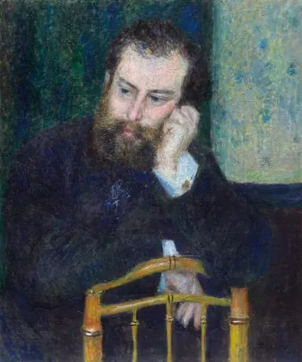 Alfred Sisley, by Auguste Renoir