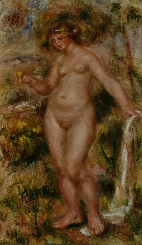 Bather, by Auguste Renoir