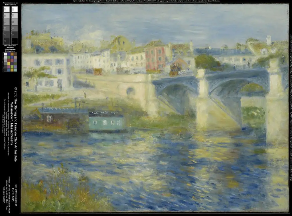 Bridge at Chatou, by Auguste Renoir