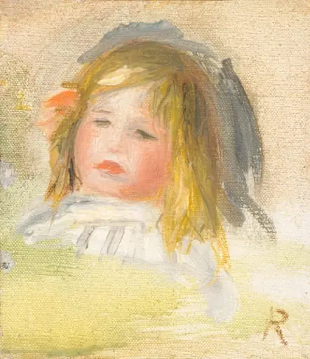 Child with Blond Hair, by Auguste Renoir