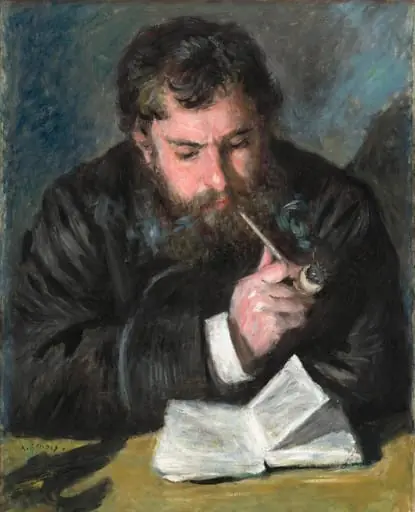 Claude Monet, by Auguste Renoir