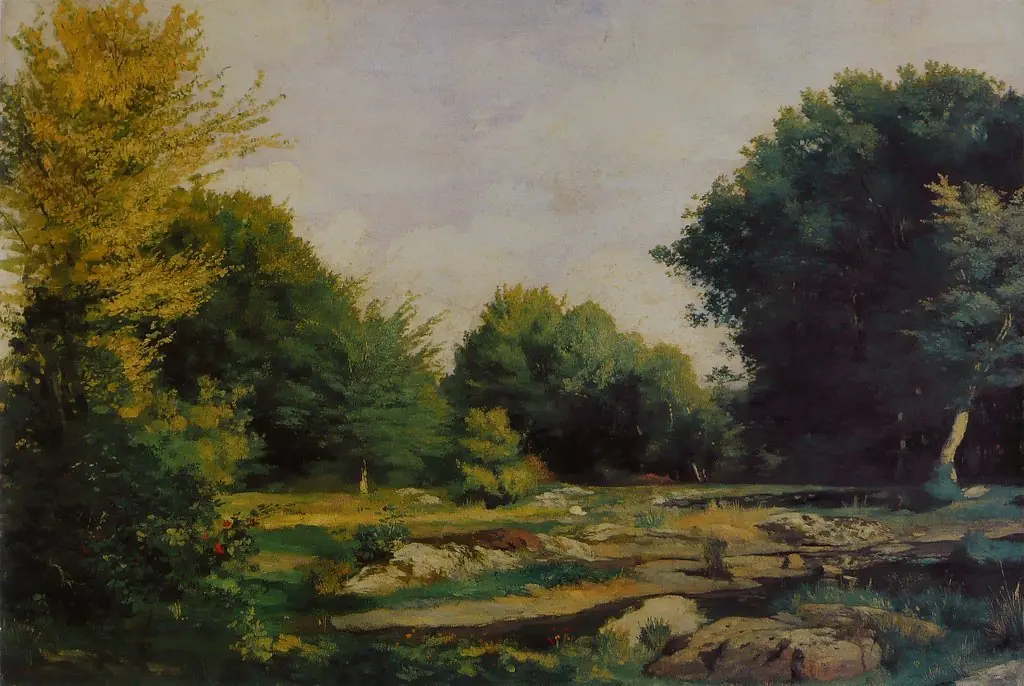 Clearing in the Woods, by Auguste Renoir