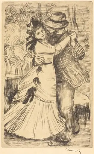 Dance in the Country (La danse à la campagne), by Auguste Renoir