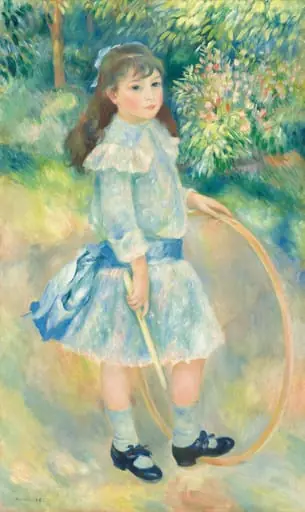 Girl with a Hoop, by Auguste Renoir