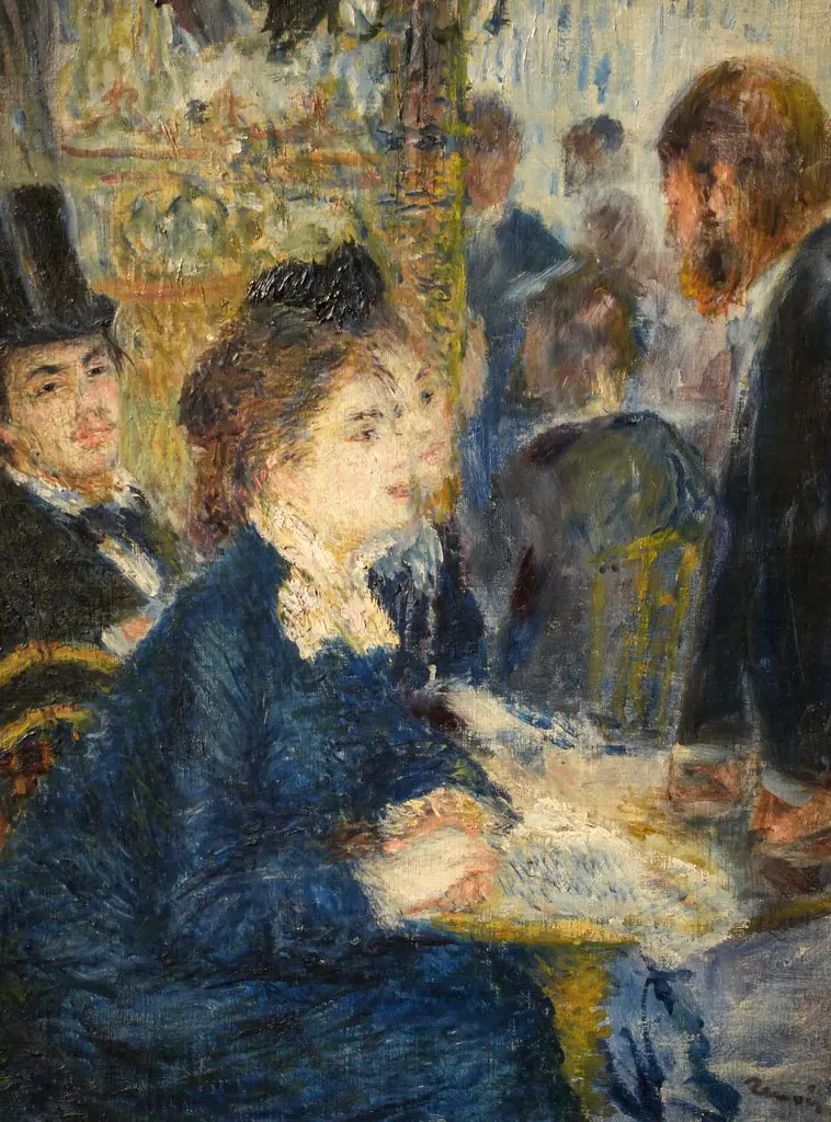 In the Café, by Auguste Renoir