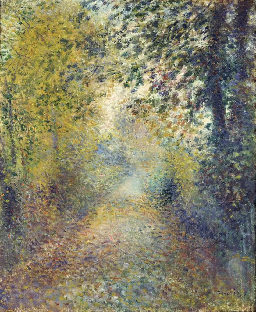 In the Woods, by Auguste Renoir