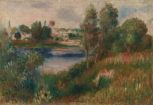 Landscape at Vétheuil, by Auguste Renoir