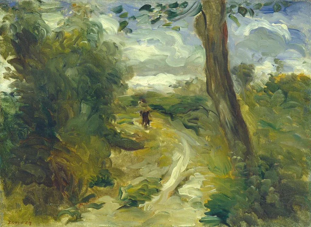 Landscape between Storms, by Auguste Renoir, oil, 1874