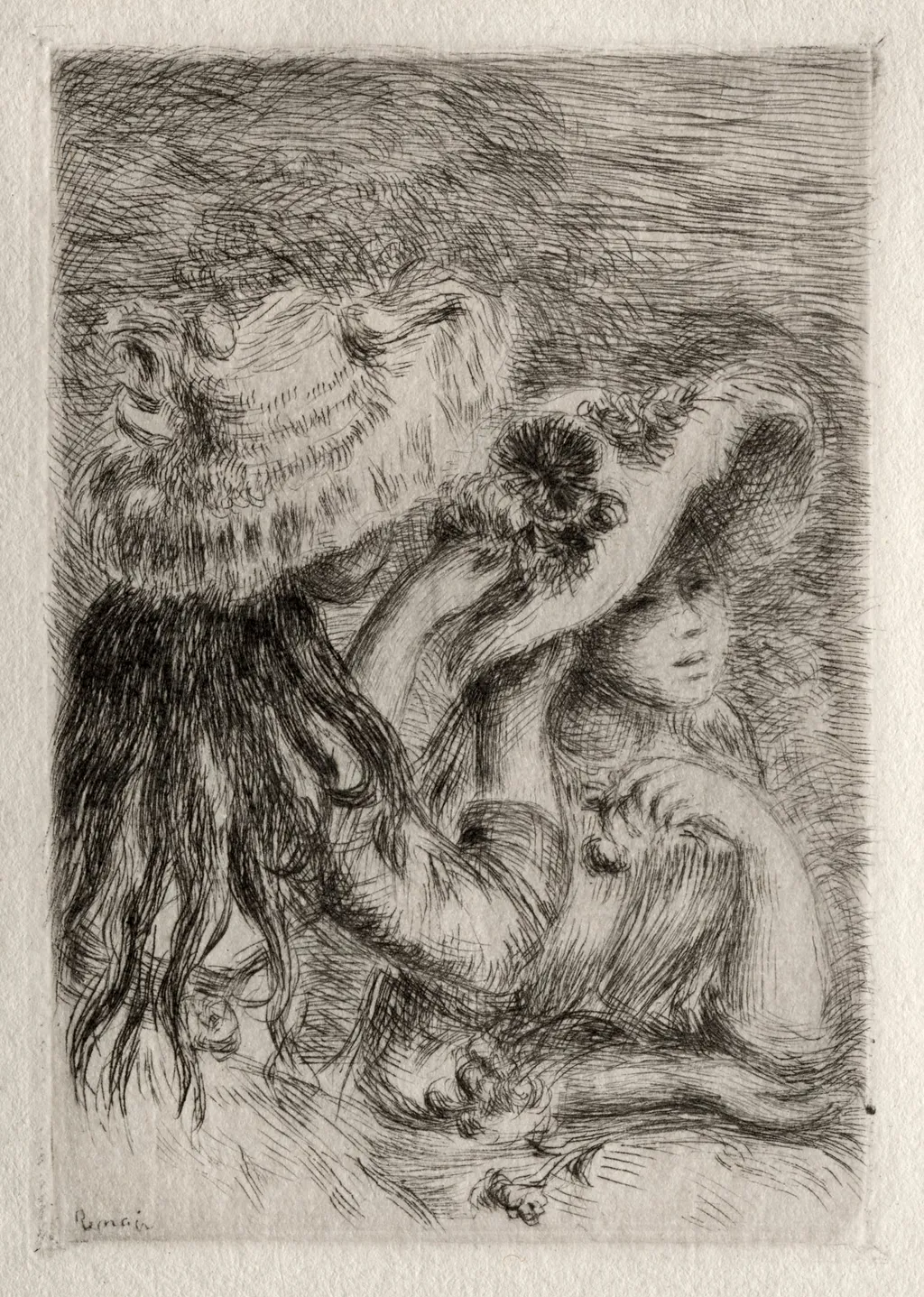 Le Chapeau epinglé, by Auguste Renoir, 1894
