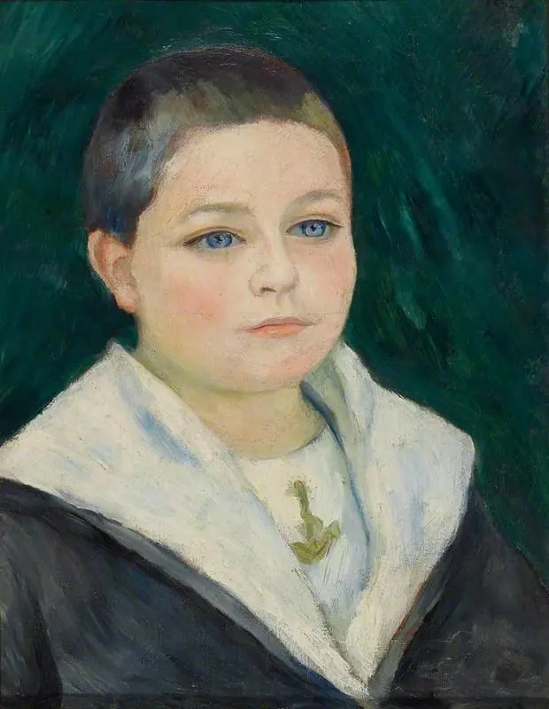Léon Goujon in Sailor-Suit, by Auguste Renoir, 1893