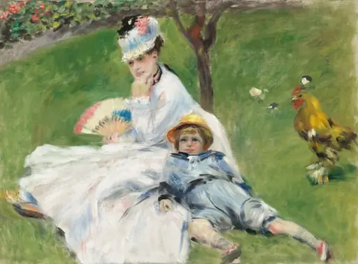 Madame Monet and Her Son, by Auguste Renoir