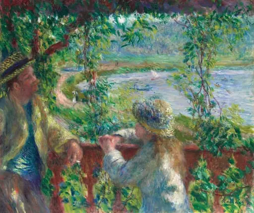 Near the Lake, by Auguste Renoir